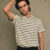 Black and White textured Polo 04