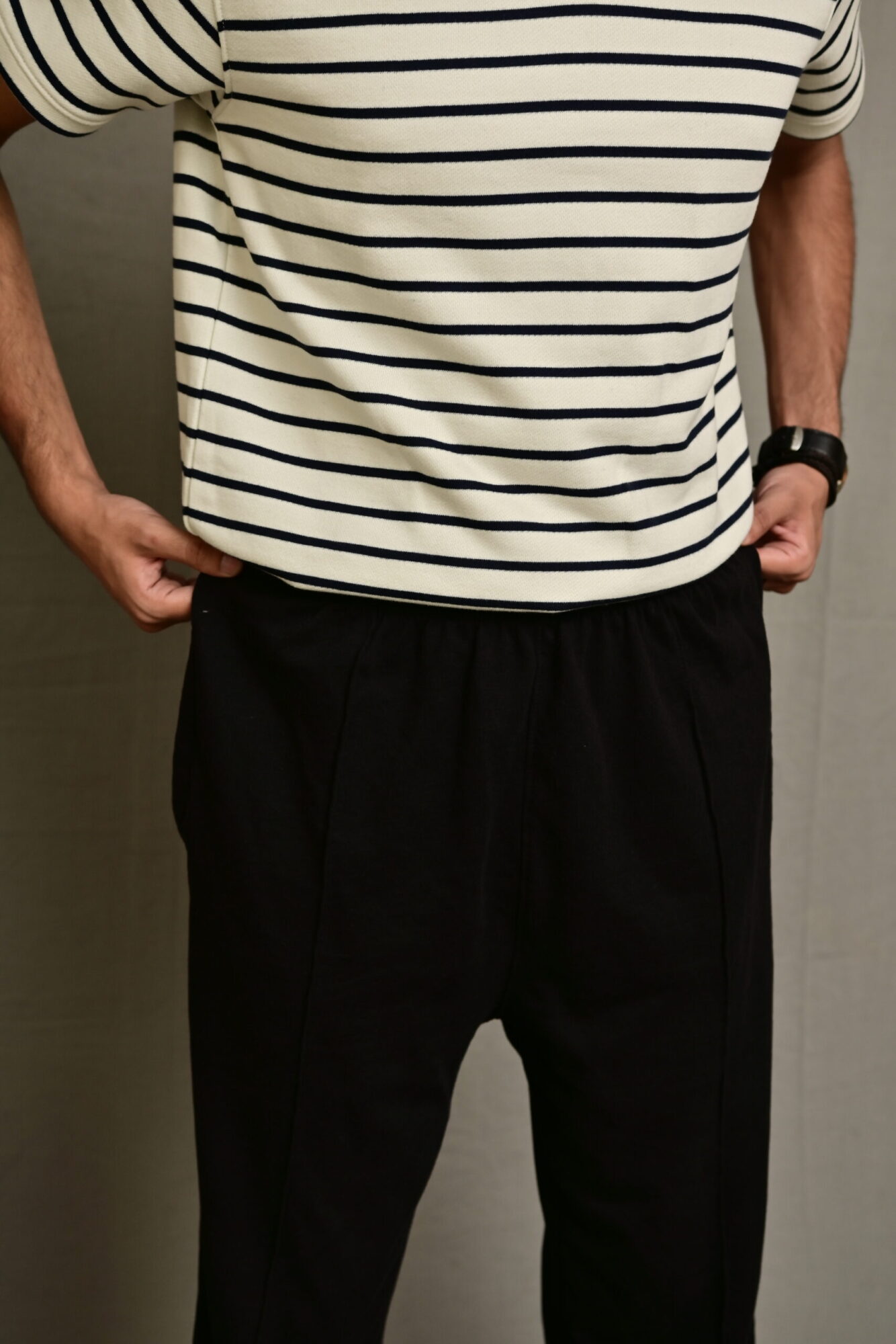 Black and White Polo